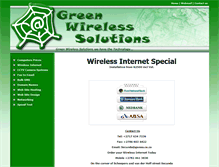 Tablet Screenshot of greenwireless.co.za